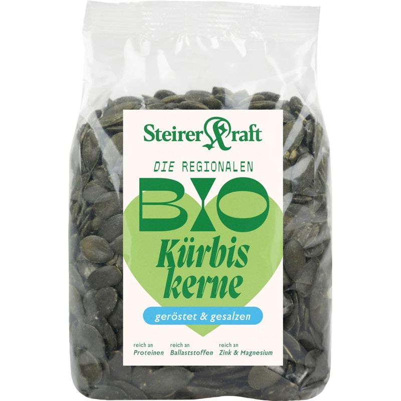 STEIRERKRAFT STEIRERKRAFT Steirische Bio Kürbiskerne g.g.A geröstet und gesalzen 200g - Produktbild