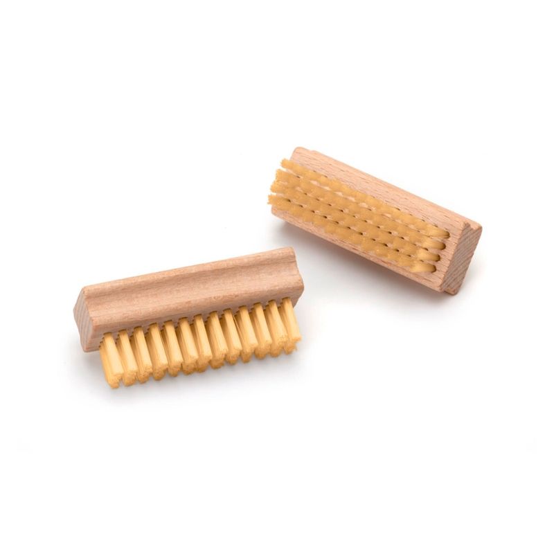 memo Nagelbürste aus Buche mit seitlichen Griffkehlen - Produktbild