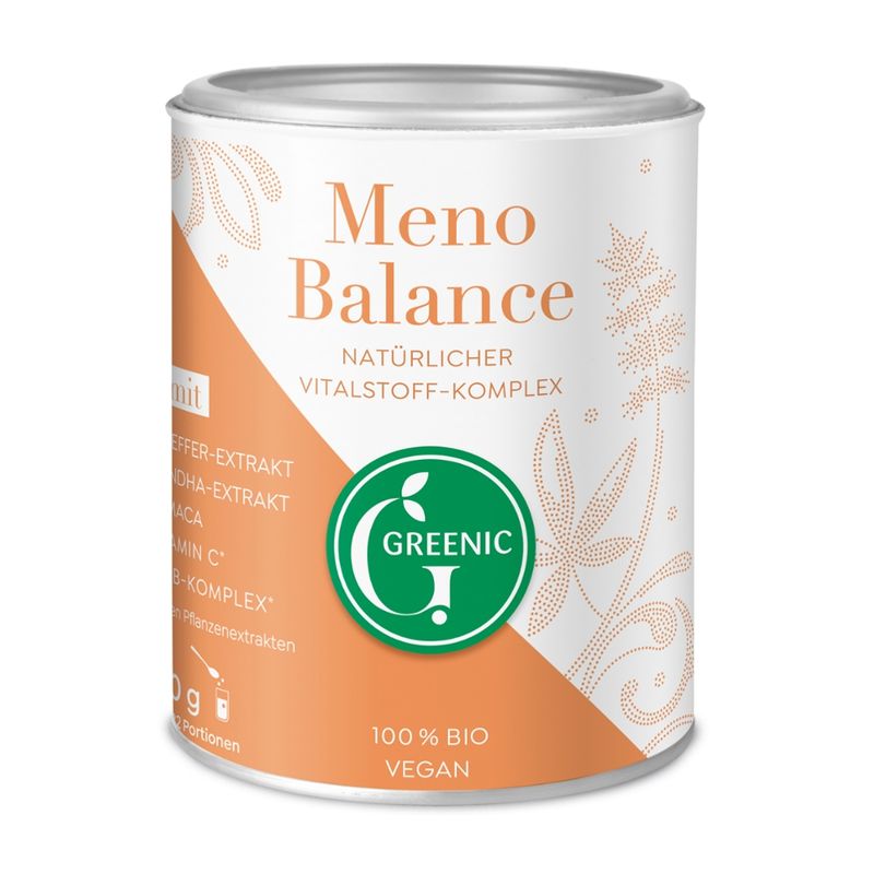 Greenic Meno Balance, Trinkpulver Mischung, natürlicher Vitalstoff -Komplex - Produktbild