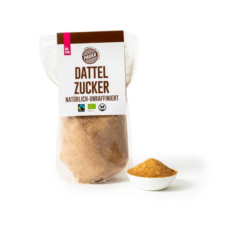 Pakka Dattelzucker Bio, Fairtrade, 1 kg - Produktbild