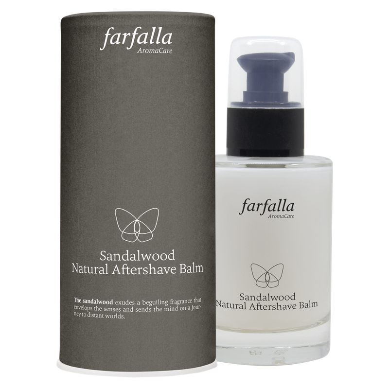 farfalla Natural Aftershave Balm Sandalwood, 100ml - Produktbild