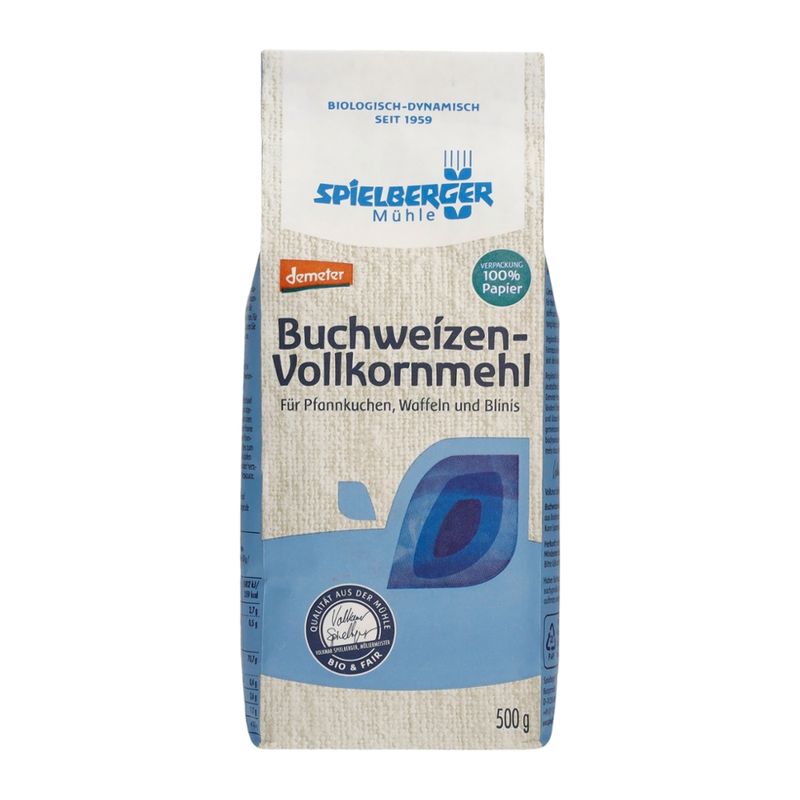 Spielberger Mühle Buchweizen-Vollkornmehl, demeter - Produktbild