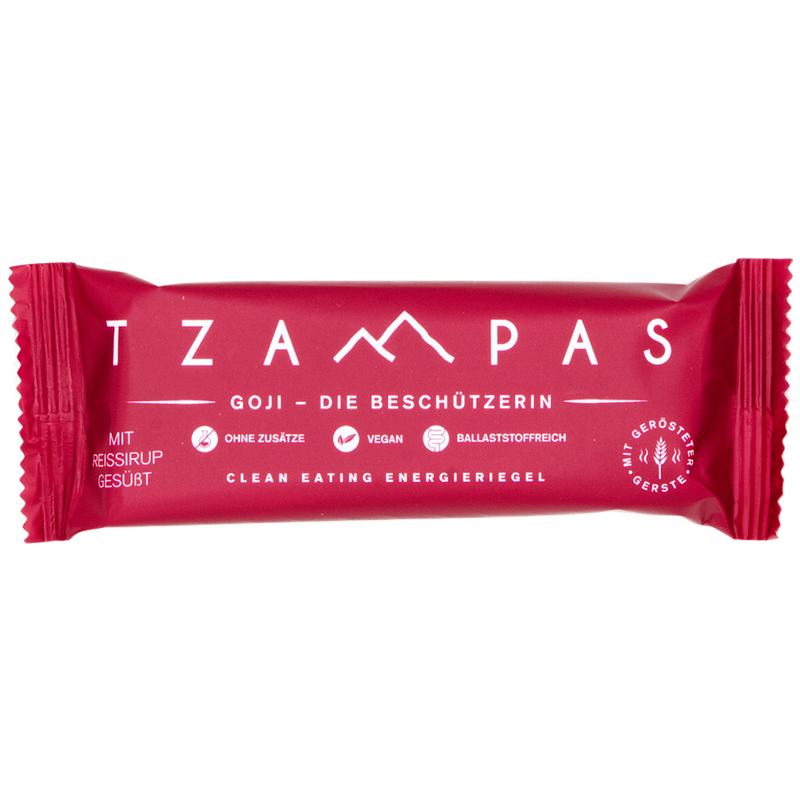 TZAMPAS TZAMPAS Goji - Die Beschützerin. Clean Eating Energieriegel mit gerösteter Gerster und Goji Beeren. - Produktbild