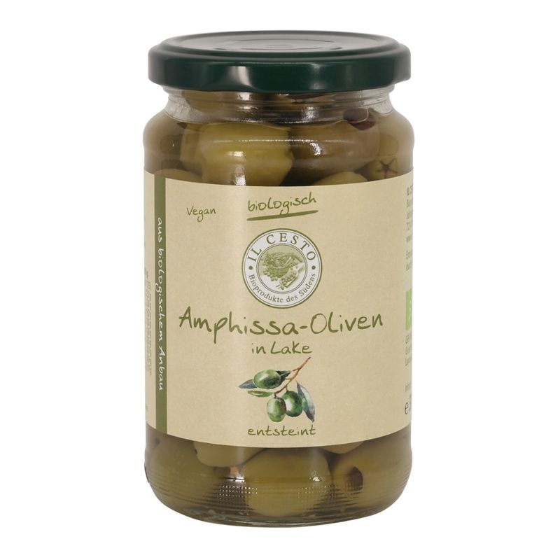 Il Cesto Grüne Amphissa-Oliven in Lake natur entsteint - Produktbild