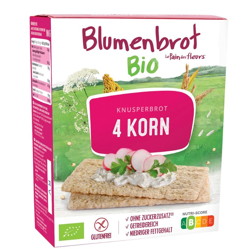 Blumenbrot KNUSPERBROT MEHRKORN GMS 150G BLUM - Produktbild
