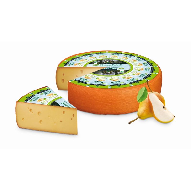 Käserebellen Bio Fitness Rebell, Schnittkäse 35% Fett i.Tr., aus Bio-Bergbauern-Heumilch g.t.S., 1/2 Laib ca. 3 kg - Produktbild
