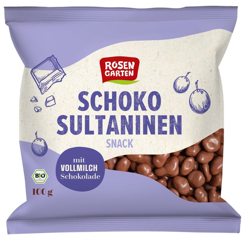 Rosengarten Schoko Sultaninen Snack - Produktbild