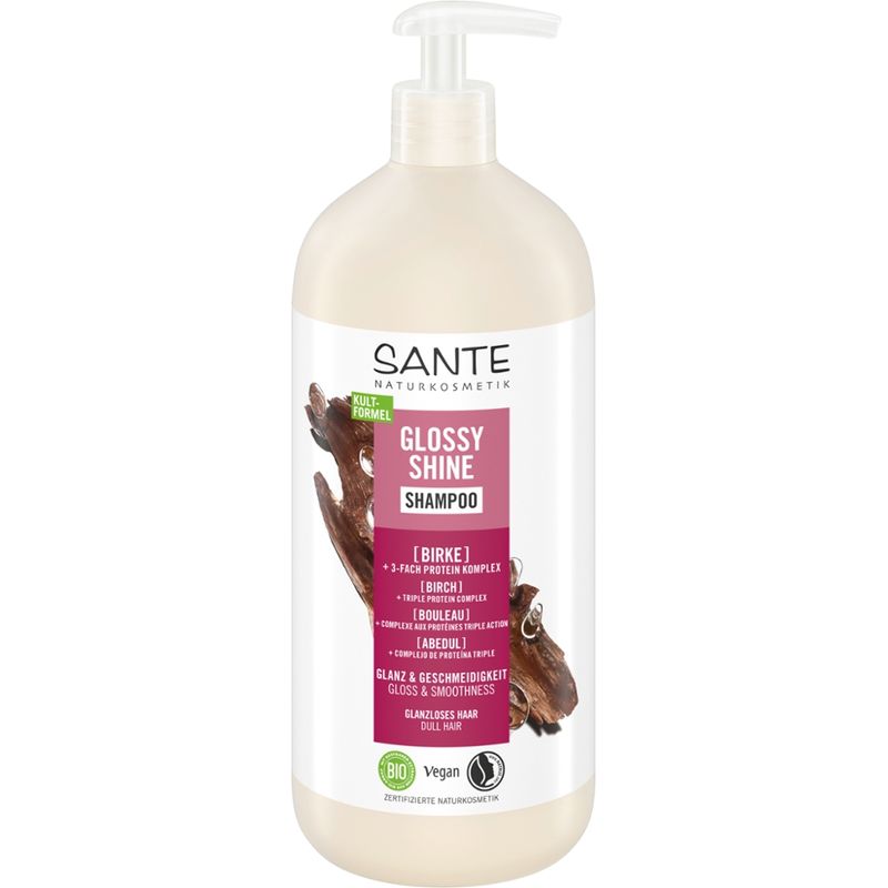 Sante SANTE GLOSSY SHINE Shampoo Birke + 3-Fach Protein Komplex - Produktbild