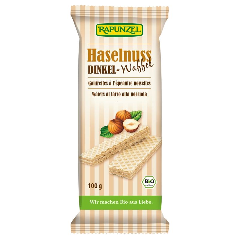 Rapunzel Dinkel-Waffeln Haselnuss - Produktbild