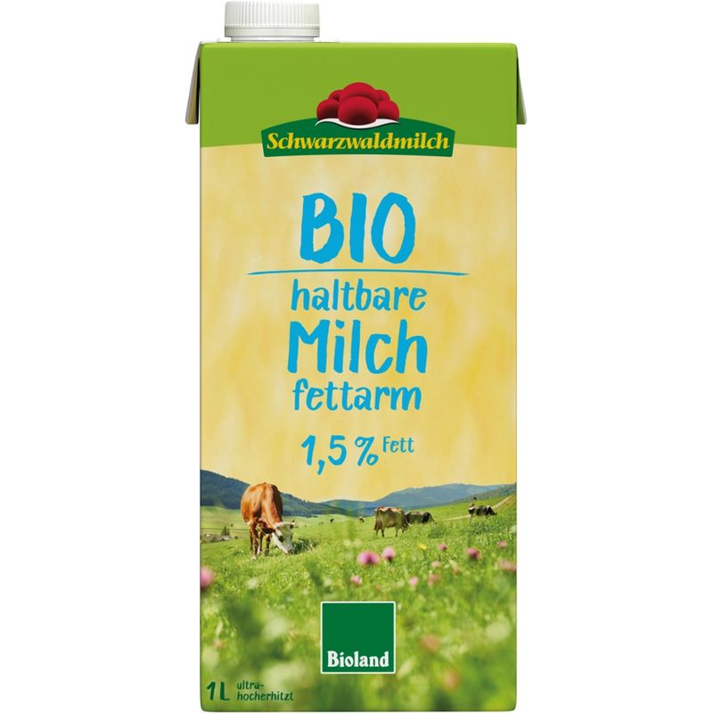 Schwarzwaldmilch BIO SWM BIO H-Milch 1,5% 12x1L PG - Produktbild