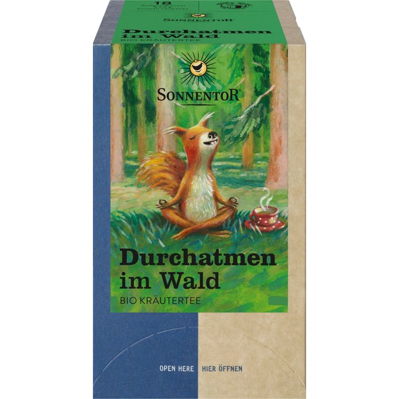 Sonnentor Durchatmen im Wald Tee, Doppelkammerbeutel - Produktbild