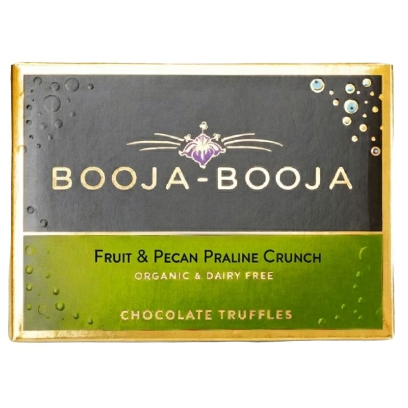 Booja Booja FRUIT AND PECAN PRALINE CRUNCH CHOCOLATE TRUFFLES - Produktbild