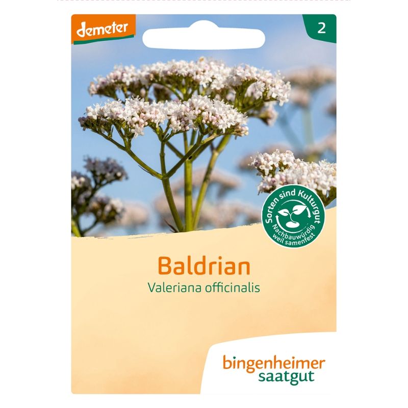 Bingenheimer Saatgut Baldrian - Blumen (Saatgut) - Produktbild