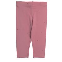 Mädchen-Caprileggings, 2er Pack, rose red/dots - Produktbild
