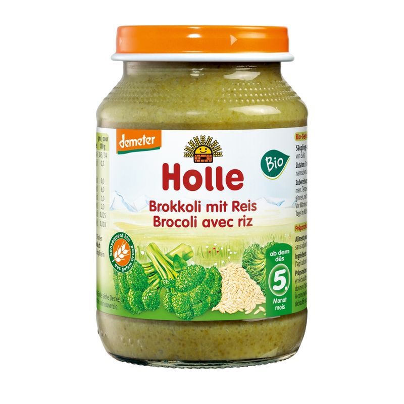 Holle  Brokkoli mit Reis - Produktbild