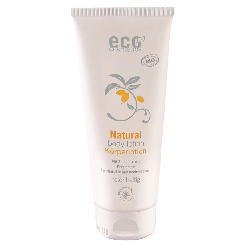 eco cosmetics Körperlotion Sanddorn mit Pfirsichduft - Produktbild