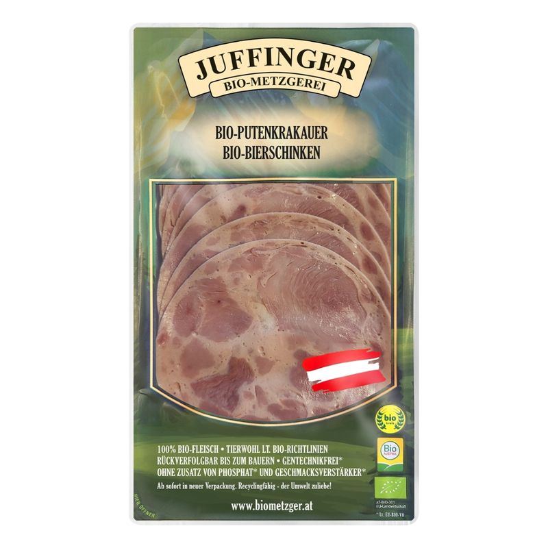 Juffinger Bio-Metzgerei BIO-Putenbierschinken - Produktbild