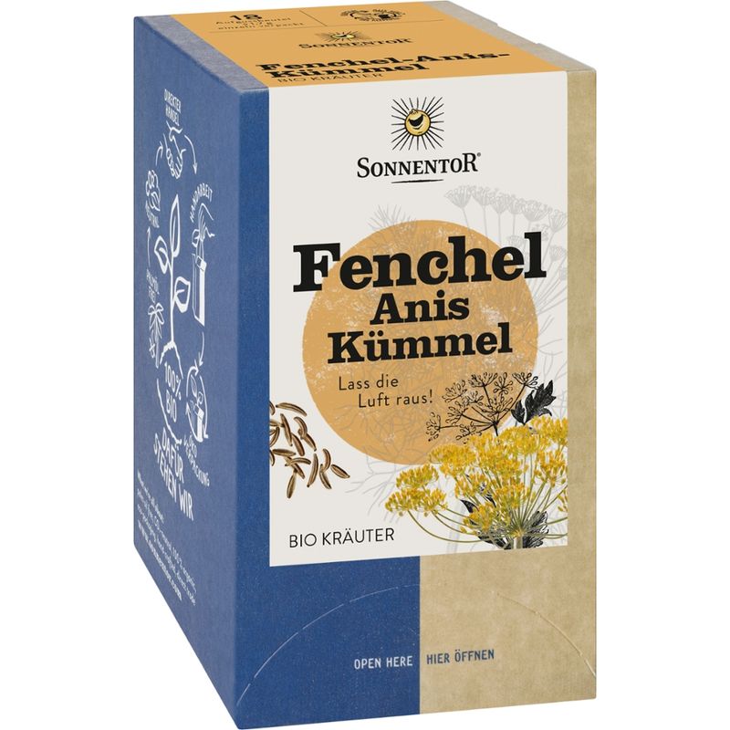 Sonnentor Fenchel-Anis-Kümmel, Doppelkammerbeutel - Produktbild
