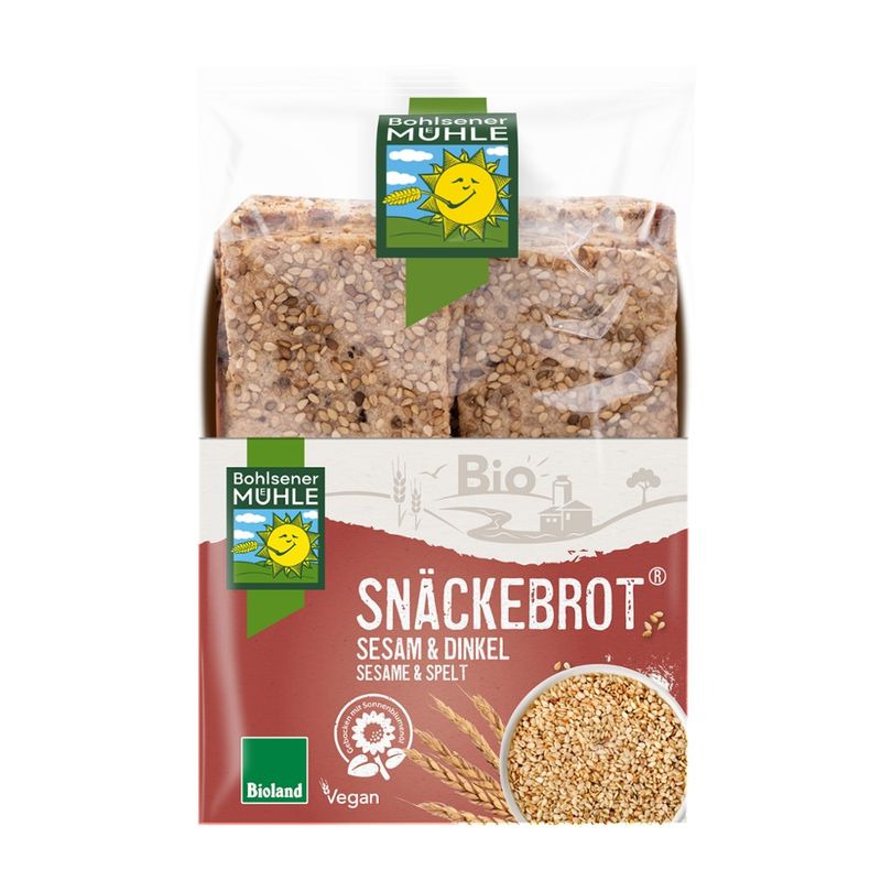 Bohlsener Mühle Snäckebrot Sesam & Dinkel - Produktbild