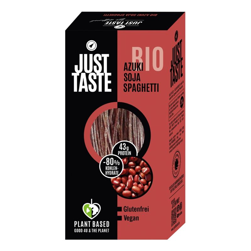 Just Taste Just Taste Bio Azuki Soja Spaghetti - Produktbild
