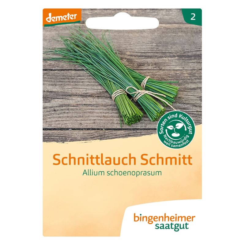 Bingenheimer Saatgut Schmitt Schnittlauch mittelgrobröhrig - Kräuter (Saatgut) - Produktbild