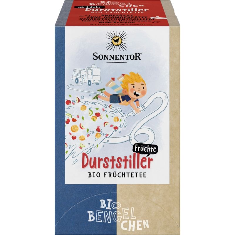Sonnentor Durststiller Früchte Tee Bio-Bengelchen®, Doppelkammerbeutel - Produktbild