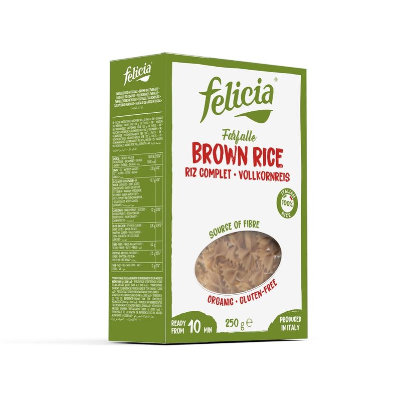 Felicia Felicia Bio Vollkornreis Farfalle glutenfrei - Produktbild