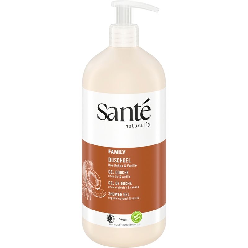 Sante FAMILY Duschgel Bio-Kokos & Vanille - Produktbild
