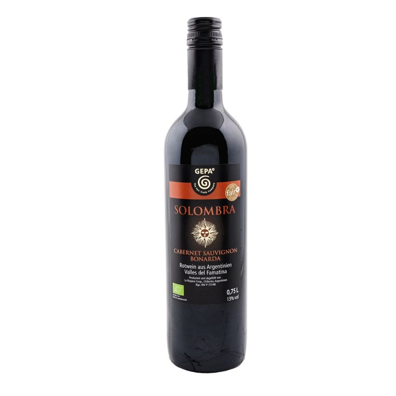 GEPA - The Fair Trade Company SOLOMBRA Cabernet Sauvignon Bonarda - Produktbild