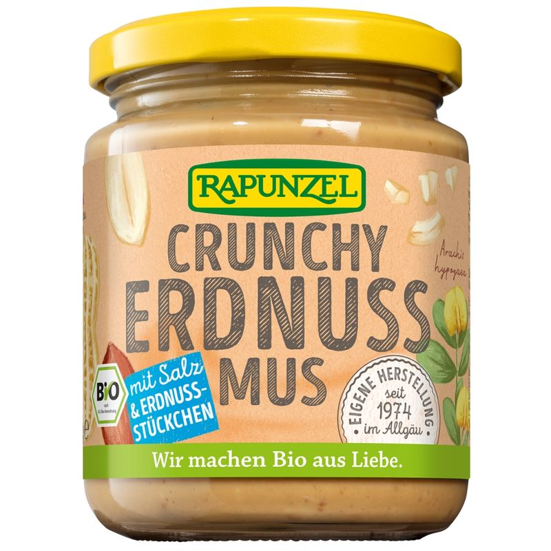 Rapunzel Erdnussmus Crunchy mit Salz - Produktbild