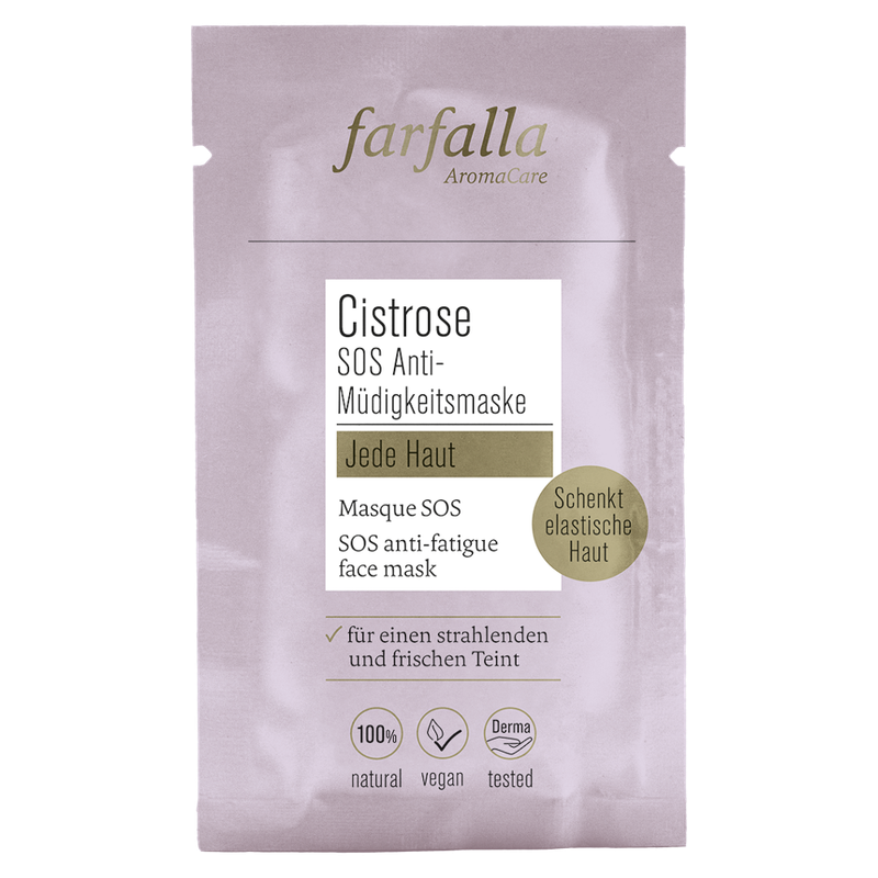 farfalla Cistrose Für jede Haut, SOS Anti-Müdigkeitsmaske, 7ml - Produktbild