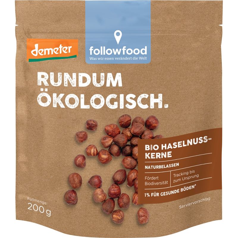 followfood Bio Haselnusskerne naturbelassen - Produktbild