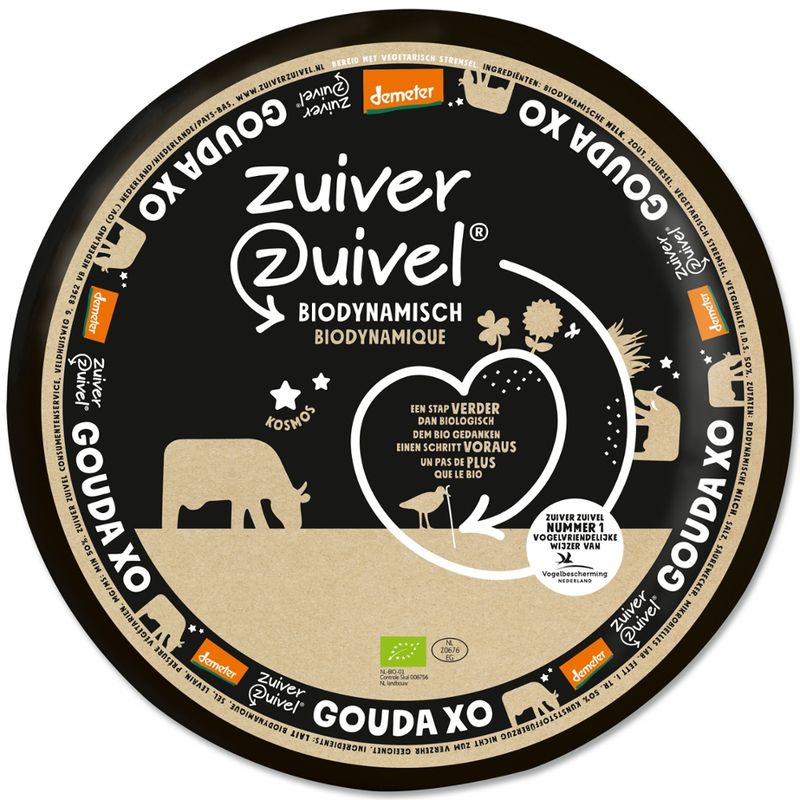 Zuiver Zuivel Biodynamische Gouda XO Extra alt 5 kg - Produktbild
