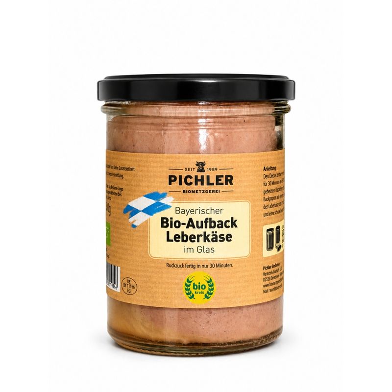 Biometzgerei Pichler Bio-Leberkäse im Glas, CNF, DB - Produktbild