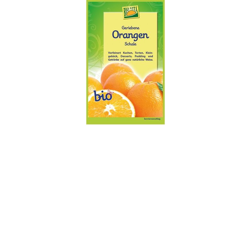 BIOVITA Geriebene Orangenschale bio - Produktbild