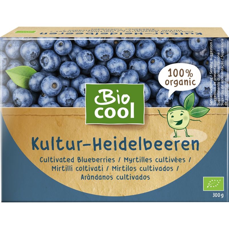 BioCool Bio Kultur-Heidelbeeren, 300 g - Produktbild