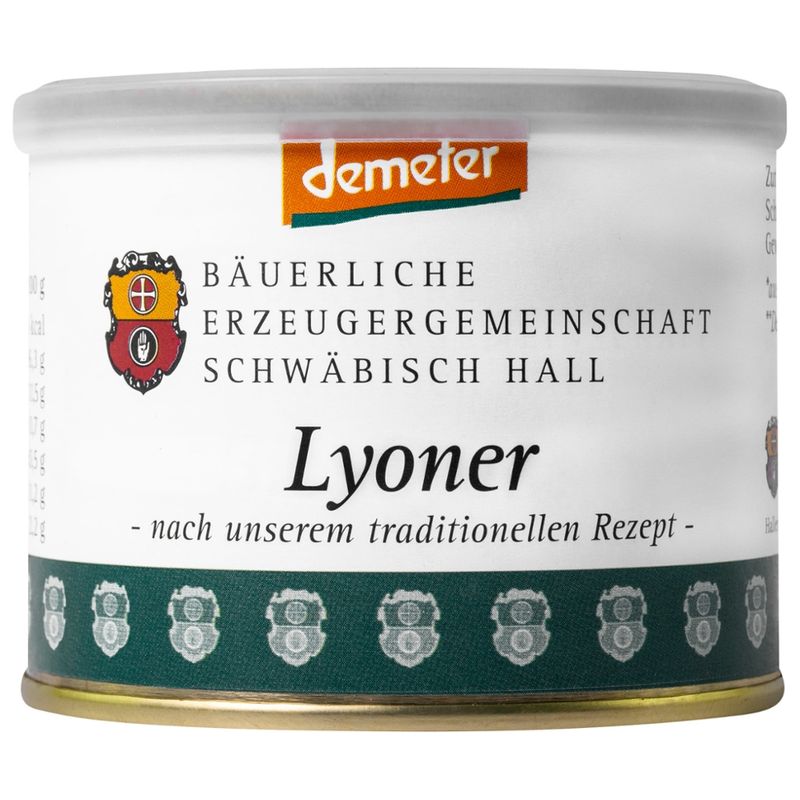 Bäuerliche Erzeugergemeinschaft Schwäbisch Hall Demeter Lyoner - Produktbild