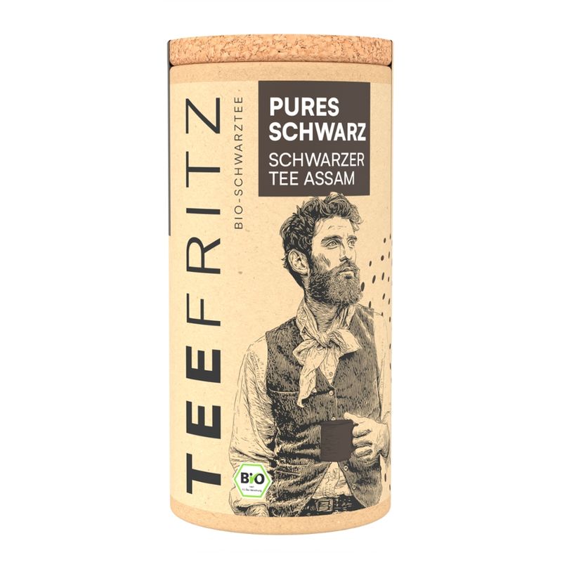 Biolotta TeeFritz Pures Schwarz - Bio Schwarztee Assam - Produktbild