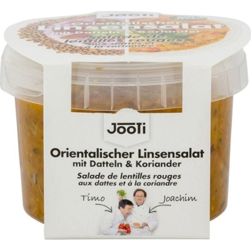 JooTi Salade de lentilles rouges aux dattes et à la coriandre - Produktbild