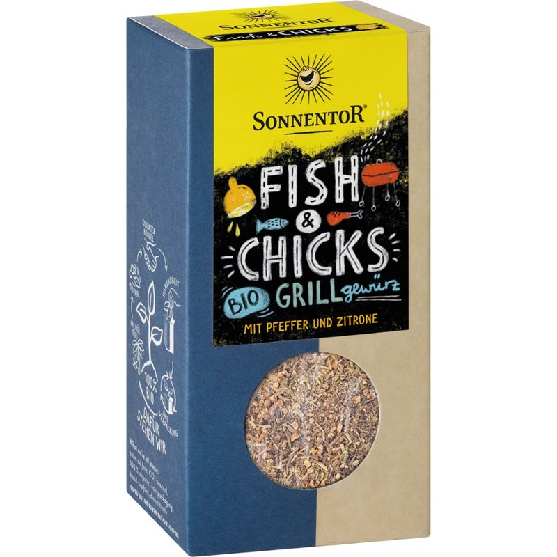 Sonnentor Fish & Chicks Grillgewürz, Packung - Produktbild