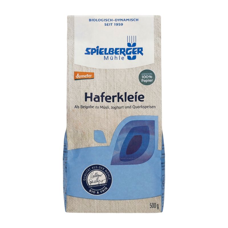 Spielberger Mühle Haferkleie, demeter - Produktbild