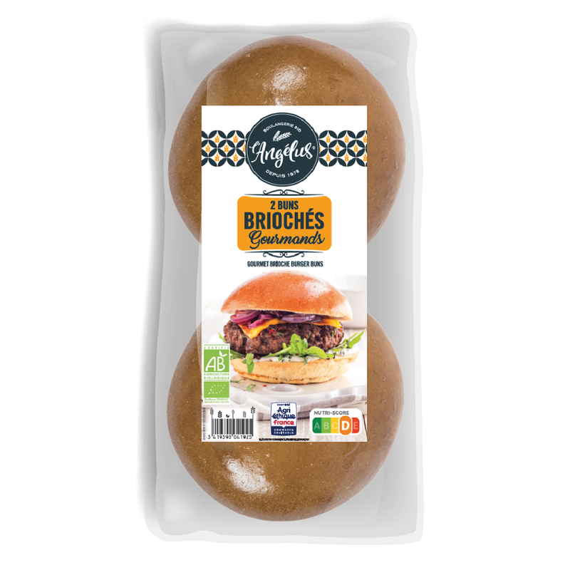 L'Angélus Gourmet Brioche Burger Buns 2x75g - Produktbild
