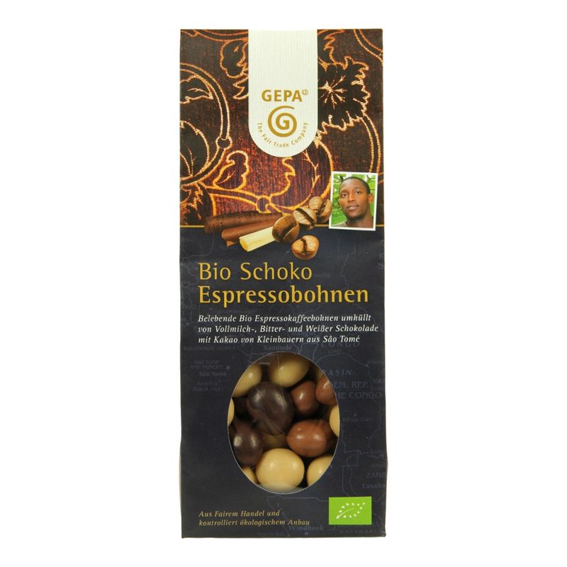 GEPA - The Fair Trade Company Bio Schoko Espressobohnen - Produktbild