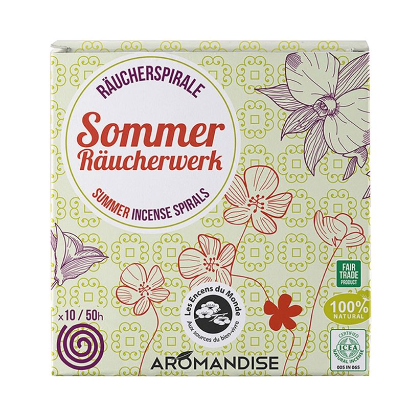 Aromandise Sommer-Räucherwerk - Räucherspirale - Produktbild