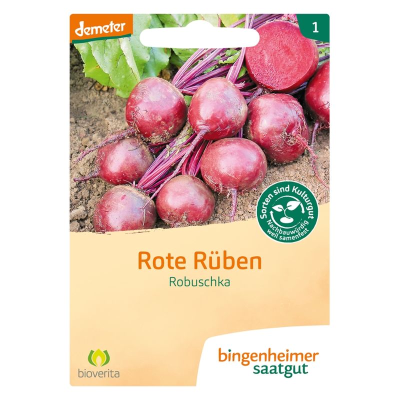 Bingenheimer Saatgut Robuschka - Rote Bete (Saatgut) - Produktbild