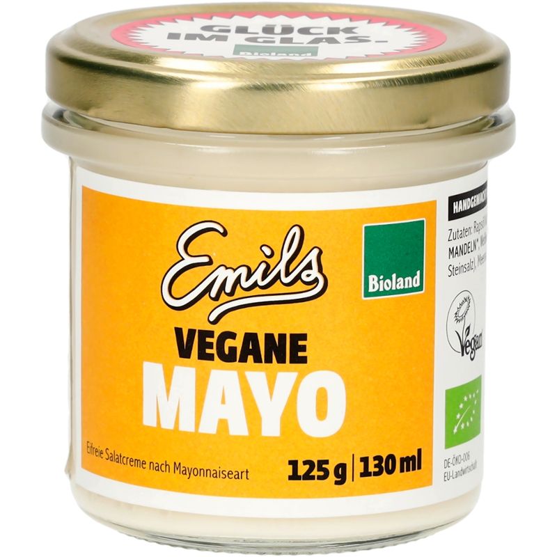 Emils Biomanufaktur vegane Bioland Mayo 130 ml (125 g) - Produktbild