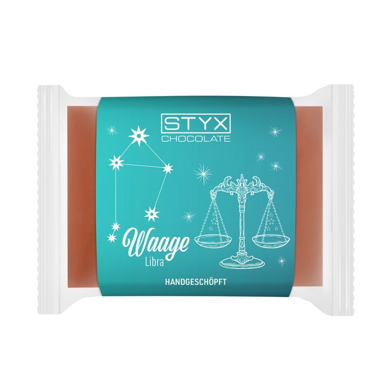 Styx Naturcosmetic BIO Feinste Vollmilchschokolade 50g Sternzeichen Waage - Produktbild