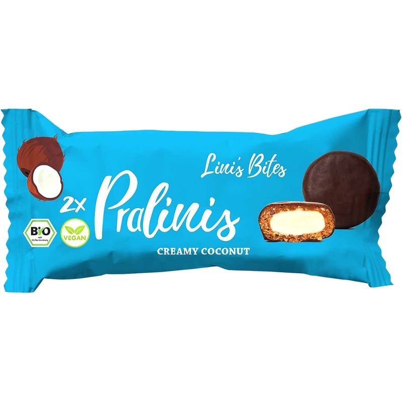 Lini's Bites Creamy Coconut Pralinis Bio Dattel-Kugeln - Produktbild