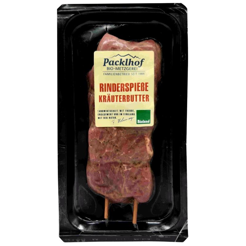 Packlhof Rinderspieße Kräuterbutter ca. 250g SB - Produktbild