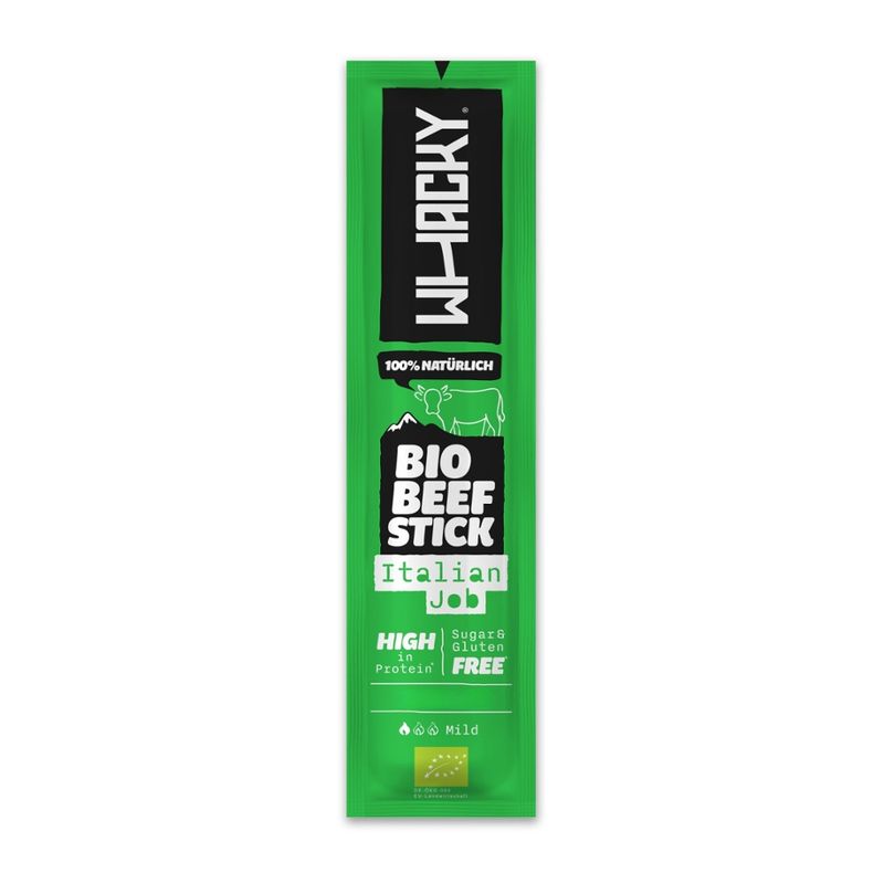 Whacky Bio Beef Stick Italian Job 32g - Produktbild